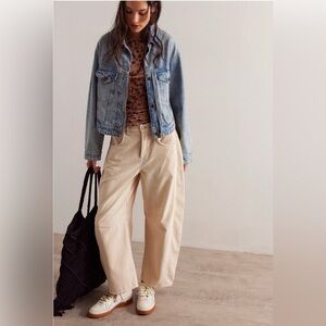 Free People we the free good luck mid rise barrel